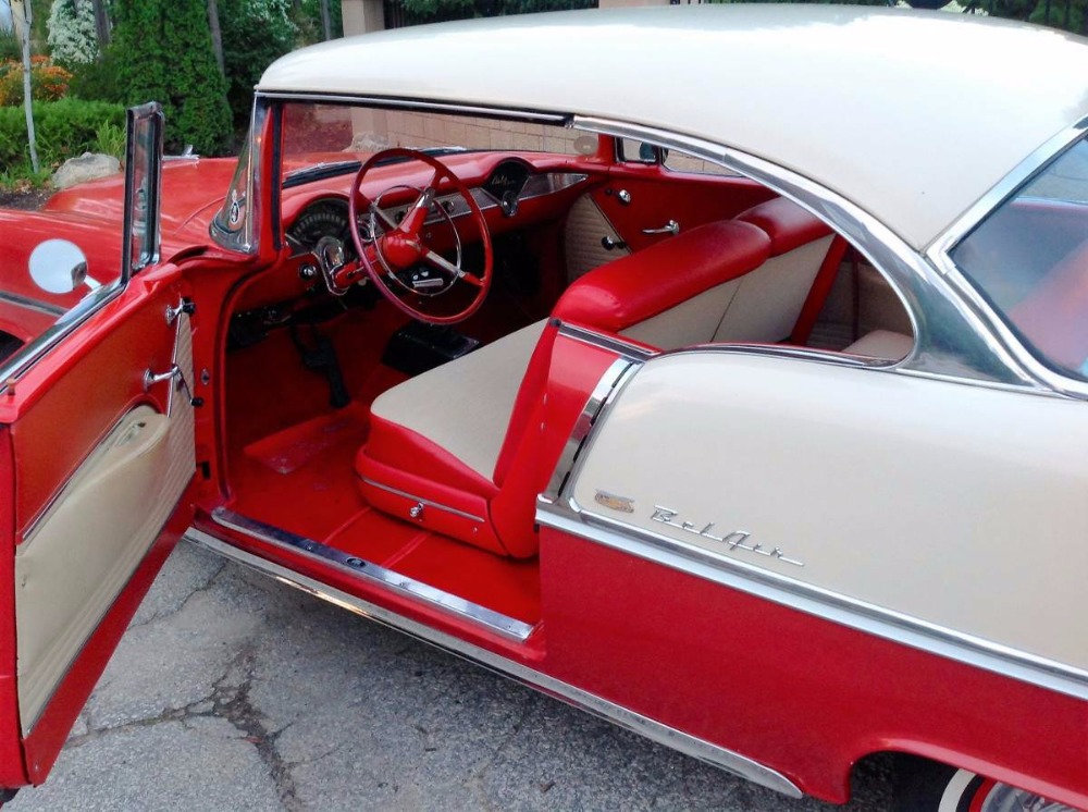 Used 1955 Chevrolet Bel Air - 2-DOOR HARDTOP- 327 V8- 4000 MILES ON ENGINE | Mundelein, IL