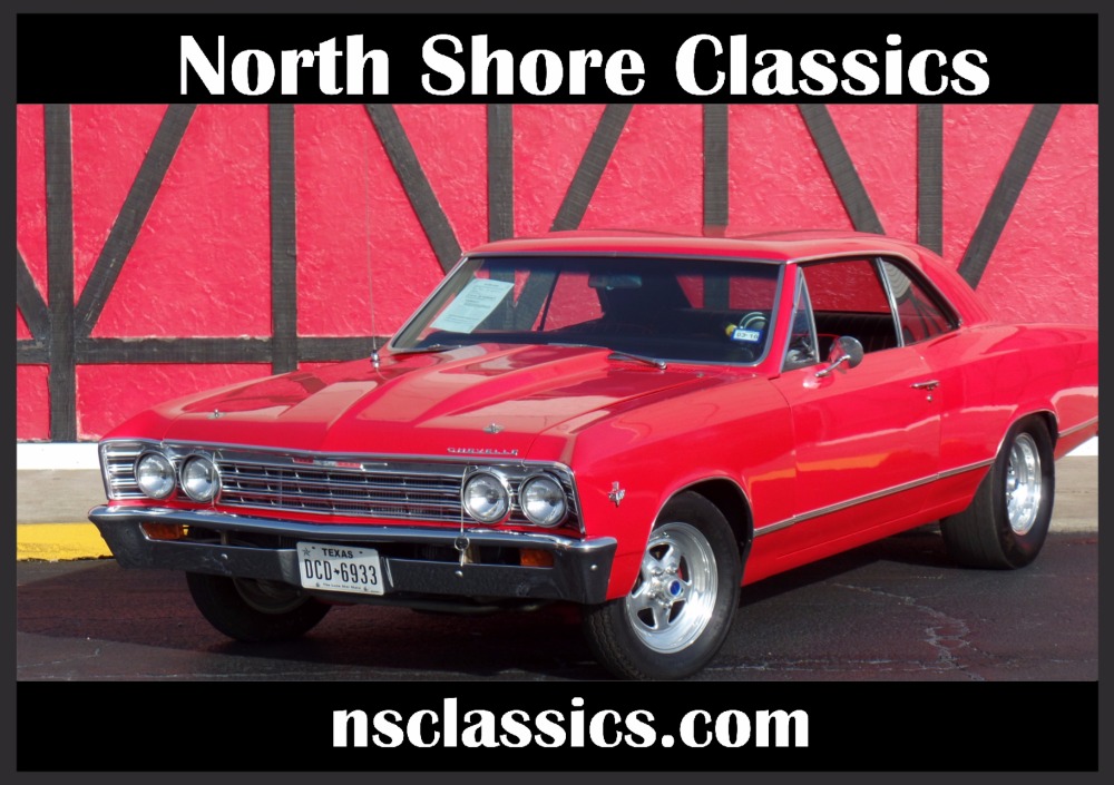 Used 1967 Chevrolet Chevelle -NICE RED PAINT-496 BIG BLOCK-SUPER SOLID-WEST COAST CAR-NEW LOW PRICE-SEE | Mundelein, IL