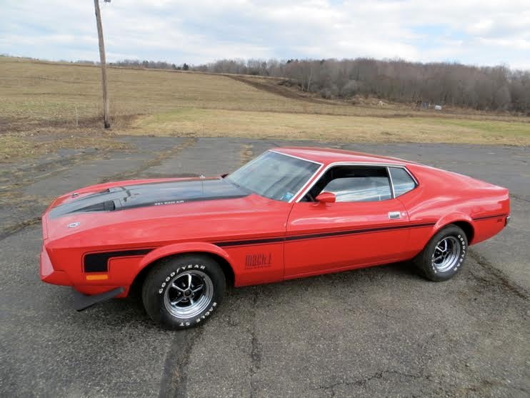 1972 Ford Mustang REAL MACH 1- H CODE CAR- 351 CLEVELAND- Stock ...