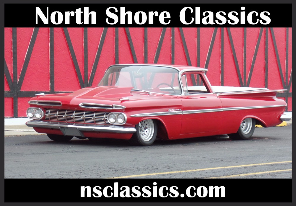 Used 1959 Chevrolet El Camino SLAMMED-Supercharged Big block 454-AIR RIDE- SEE VIDEO | Mundelein, IL