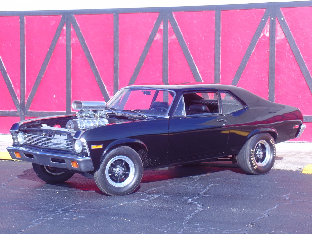 Used 1970 Chevrolet Nova SUPERCHARGED 355-BLACK ON BLACK BEAST!- SEE VIDEO | Mundelein, IL