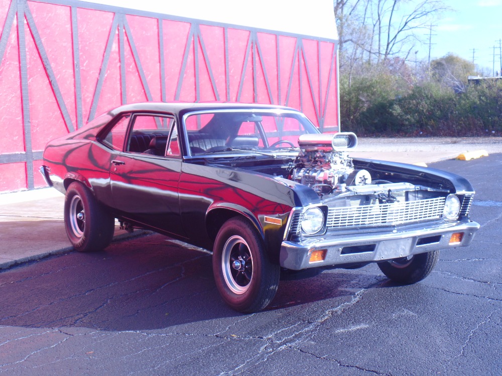 Used 1970 Chevrolet Nova SUPERCHARGED 355-BLACK ON BLACK BEAST!- SEE VIDEO | Mundelein, IL