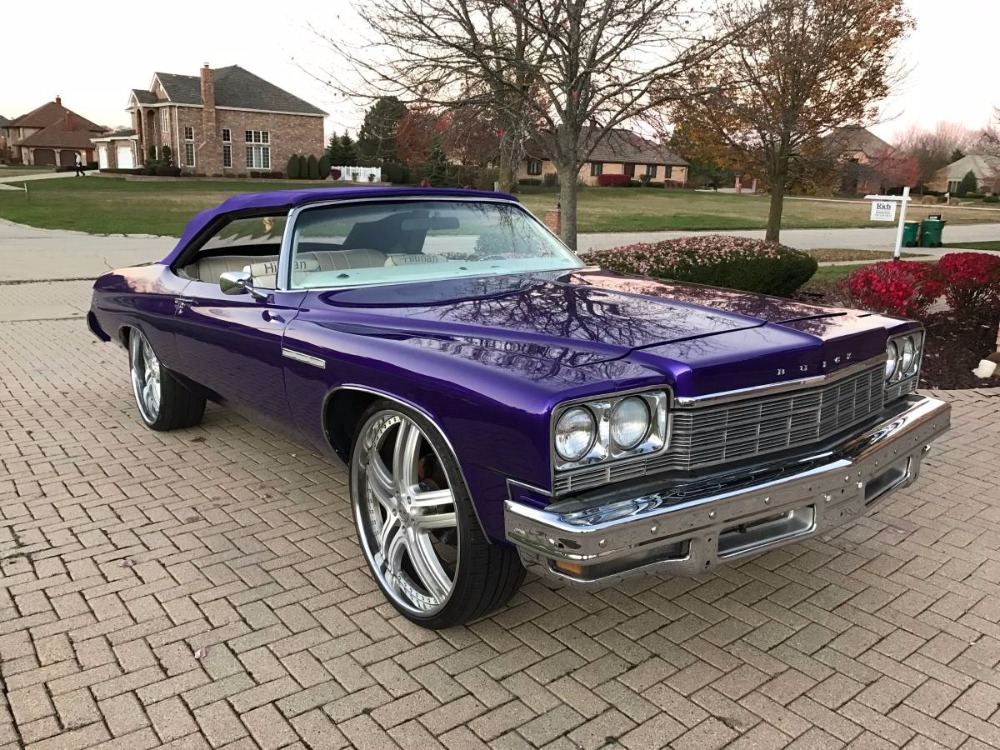 Used 1975 Buick LeSabre -CUSTOM CONVERTIBLE WITH 26 INCH RIMS- SEE VIDEO | Mundelein, IL