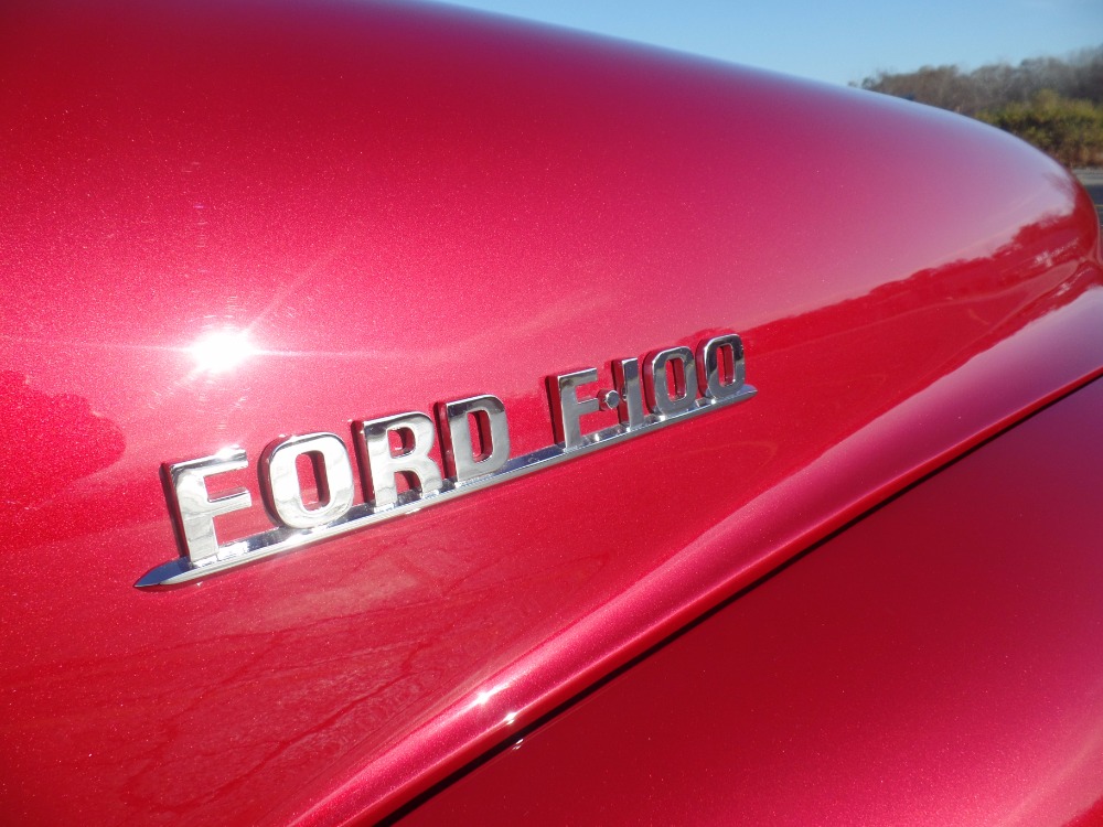 Used 1953 Ford Pickup F100-SWEET INFERNO RED PICKUP WITH CUSTOM OAK WOOD BED-SEE VIDEO | Mundelein, IL