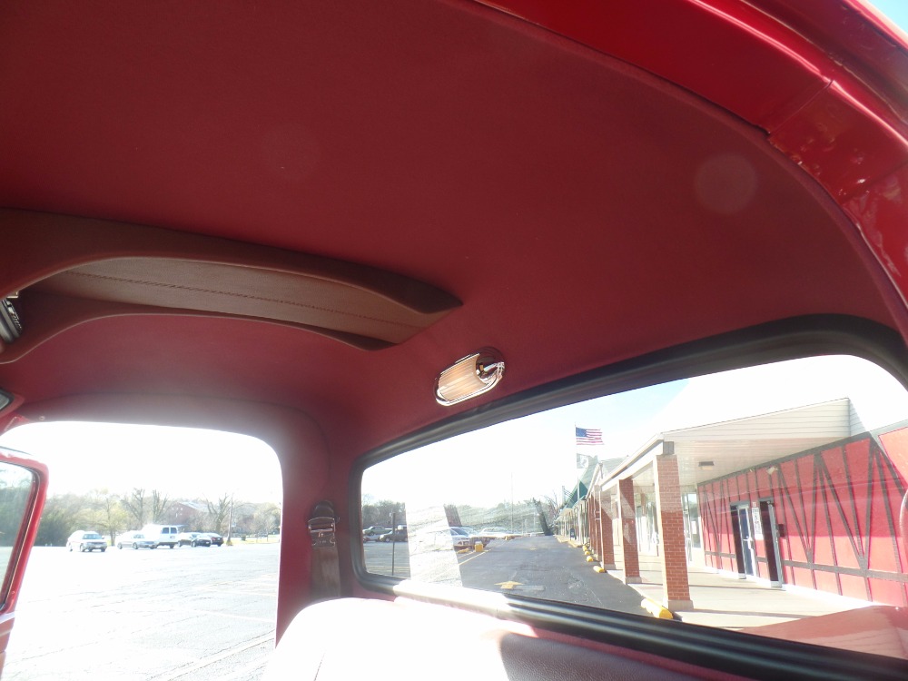 Used 1953 Ford Pickup F100-SWEET INFERNO RED PICKUP WITH CUSTOM OAK WOOD BED-SEE VIDEO | Mundelein, IL