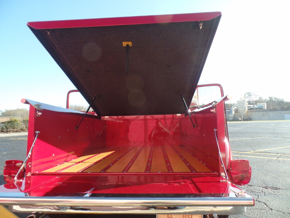 Used 1953 Ford Pickup F100-SWEET INFERNO RED PICKUP WITH CUSTOM OAK WOOD BED-SEE VIDEO | Mundelein, IL