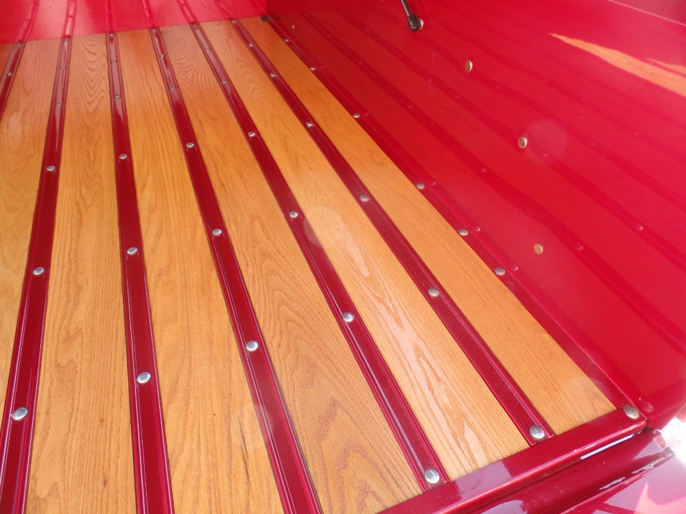 Used 1953 Ford Pickup F100-SWEET INFERNO RED PICKUP WITH CUSTOM OAK WOOD BED-SEE VIDEO | Mundelein, IL