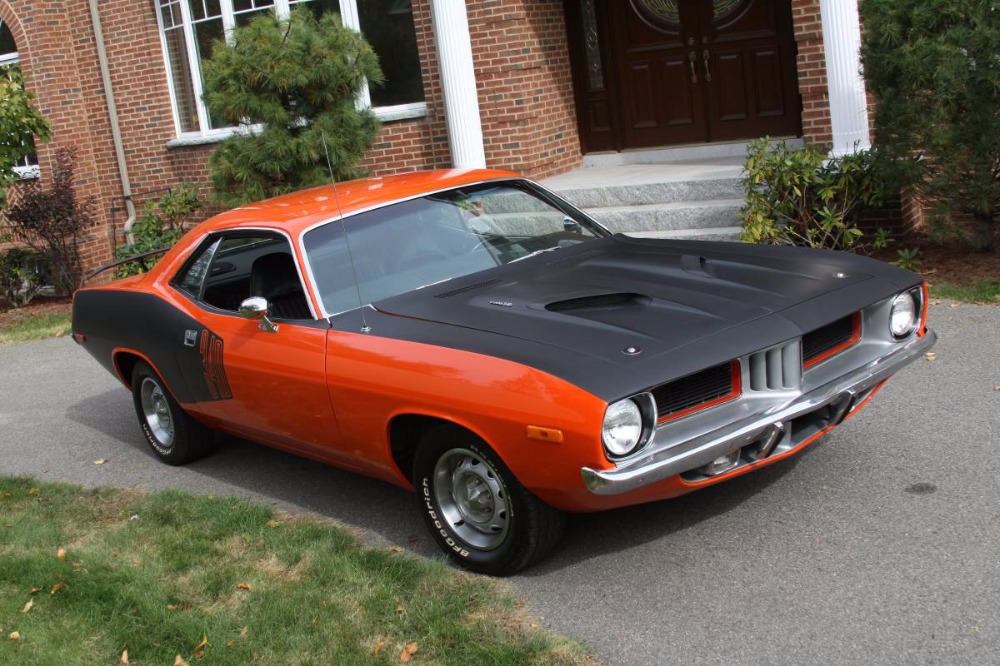 1972 Plymouth Cuda FACTORY BARRACUDA HEMI ORANGE SUPER SOLID Stock