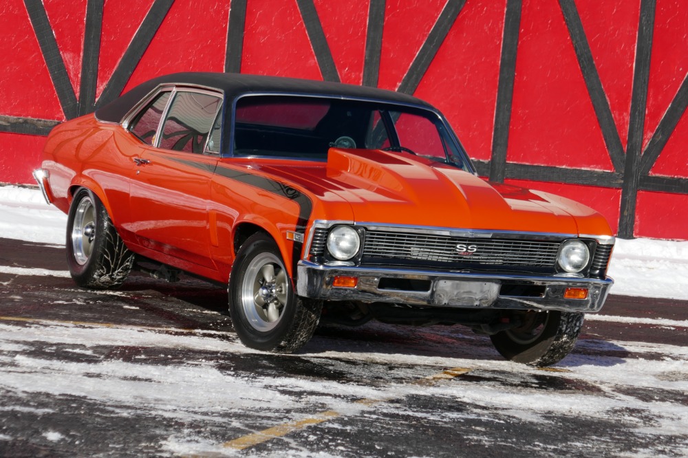 Used 1969 Chevrolet Nova -BIG BLOCK 496 Hurst 4 Speed-NEW HUGGER ORANGE PAINT-SEE VIDEO | Mundelein, IL
