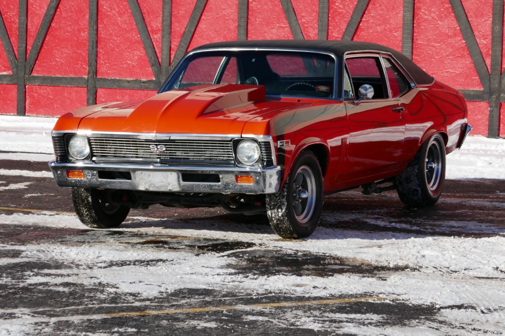 Used 1969 Chevrolet Nova -BIG BLOCK 496 Hurst 4 Speed-NEW HUGGER ORANGE PAINT-SEE VIDEO | Mundelein, IL