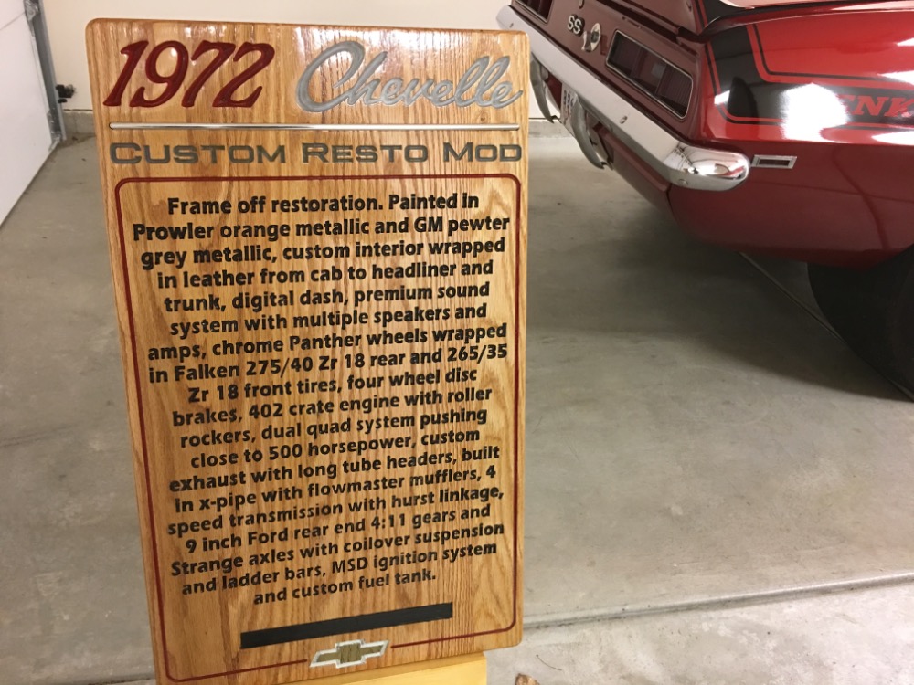 Used 1972 Chevrolet Chevelle -SHOW CAR-HIGH END CUSTOM PRO TOURING BUILD-CUSTOM INTERIOR-SEE VIDEO | Mundelein, IL