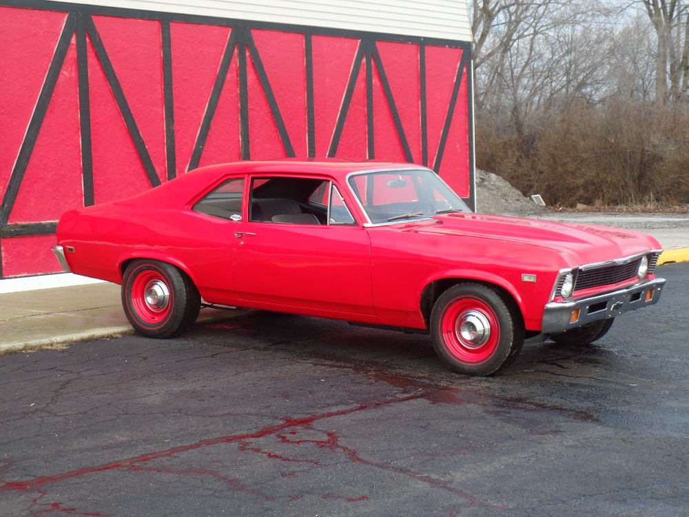 Used 1968 Chevrolet Nova -NEW VIPER RED PAINT-383 STROKER-FROM TEXAS-COPO LOOK-SOLID- SEE VIDEO | Mundelein, IL