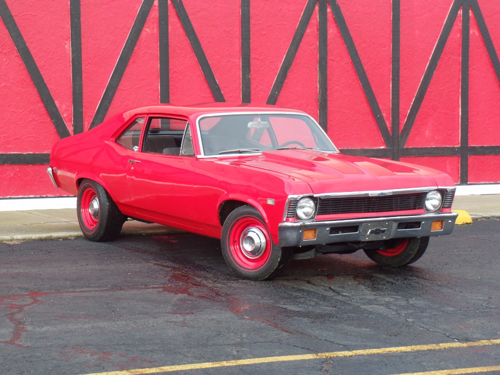 Used 1968 Chevrolet Nova -NEW VIPER RED PAINT-383 STROKER-FROM TEXAS-COPO LOOK-SOLID- SEE VIDEO | Mundelein, IL