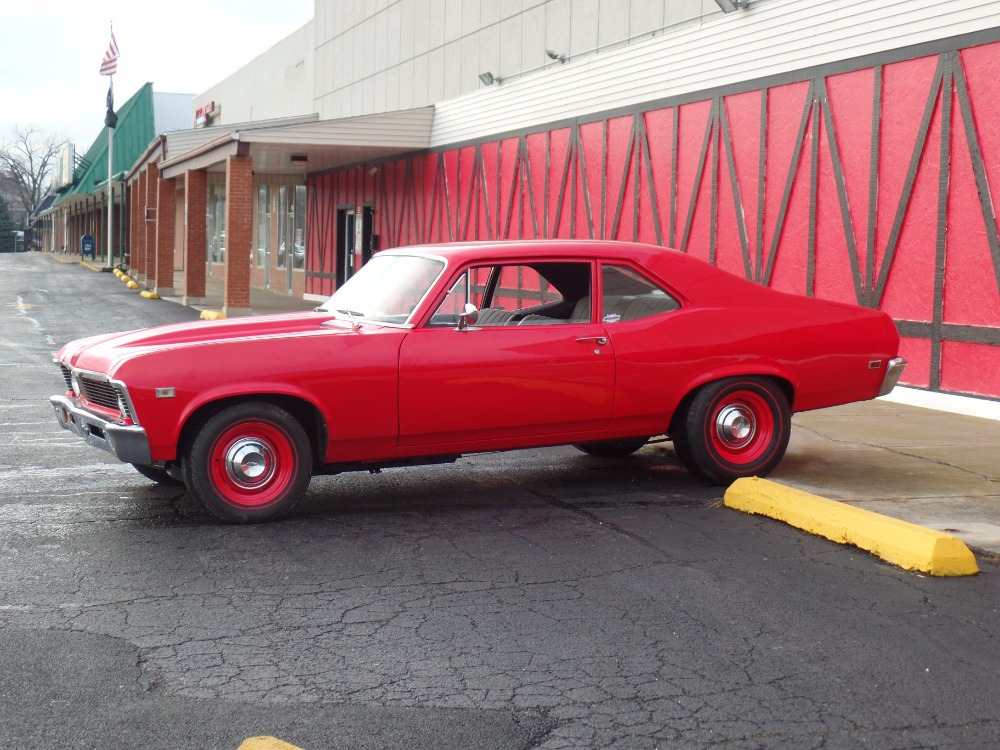 Used 1968 Chevrolet Nova -NEW VIPER RED PAINT-383 STROKER-FROM TEXAS-COPO LOOK-SOLID- SEE VIDEO | Mundelein, IL