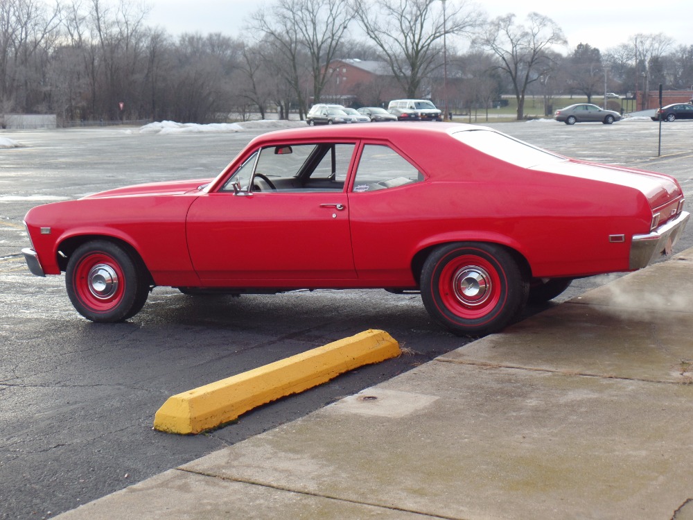 Used 1968 Chevrolet Nova -NEW VIPER RED PAINT-383 STROKER-FROM TEXAS-COPO LOOK-SOLID- SEE VIDEO | Mundelein, IL