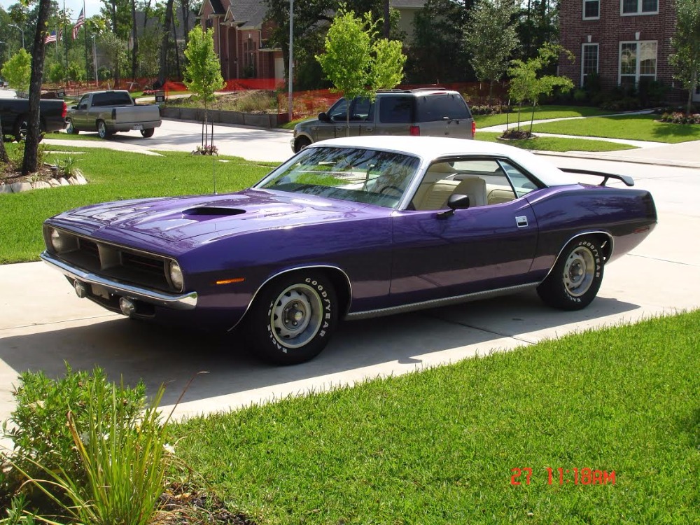 Used 1970 Plymouth Cuda -PLUM CRAZY PURPLE-ORIGINAL NUMBERS MATCHING TEXAS CAR-INCREDIBLE CONDITION | Mundelein, IL