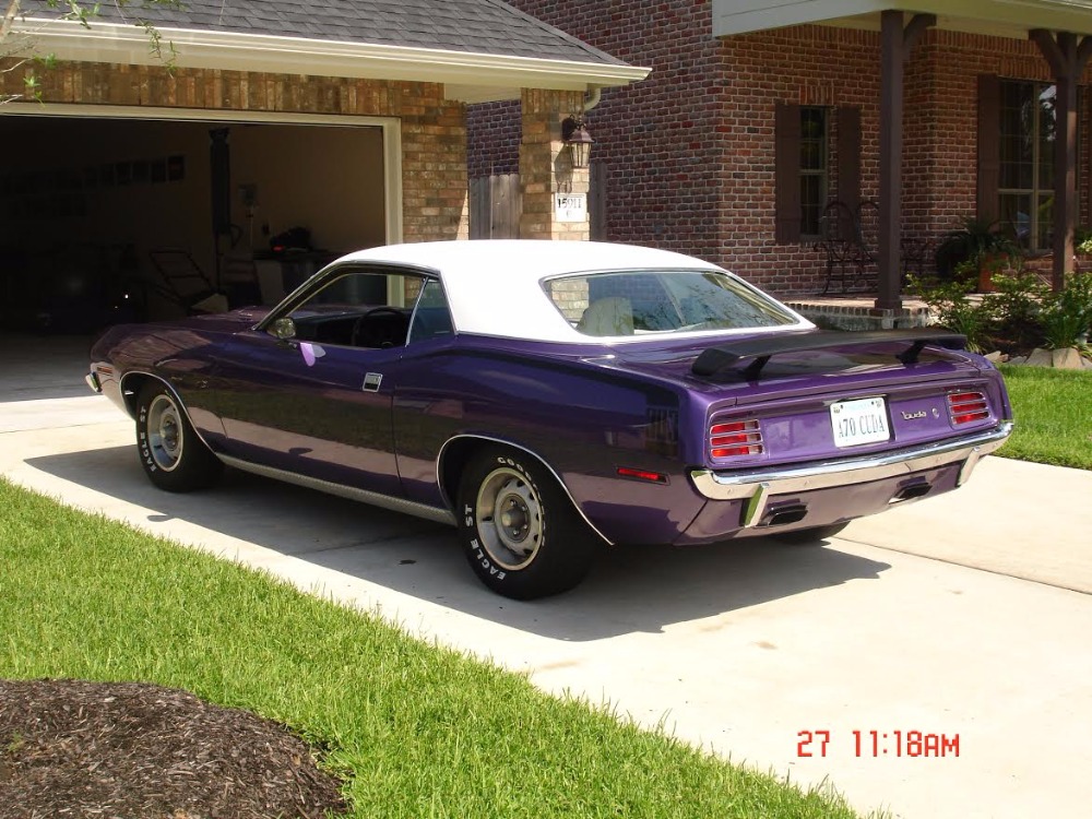 Used 1970 Plymouth Cuda -PLUM CRAZY PURPLE-ORIGINAL NUMBERS MATCHING TEXAS CAR-INCREDIBLE CONDITION | Mundelein, IL