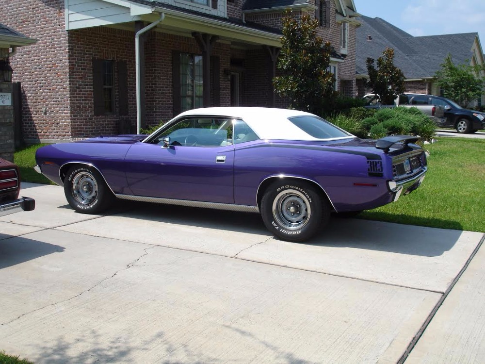 1970 Plymouth Cuda Plum Crazy Purple Original Numbers Matching Used 1970 Plymouth Cuda Plum Crazy Purple Original Numbers Matching Texas Car Incredible