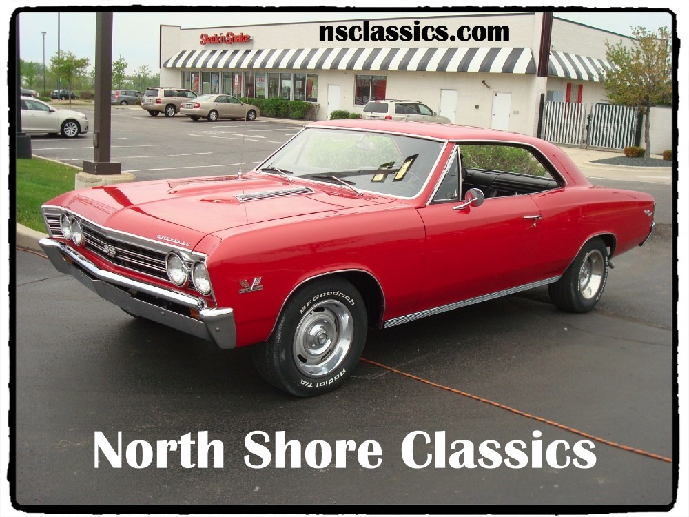 Used 1967 Chevrolet Chevelle SS-NEW RED PAINT-ALL ORIGINAL NUMBERS MATCHING- SEE VIDEO | Mundelein, IL