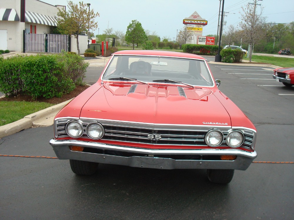 Used 1967 Chevrolet Chevelle SS-NEW RED PAINT-ALL ORIGINAL NUMBERS MATCHING- SEE VIDEO | Mundelein, IL