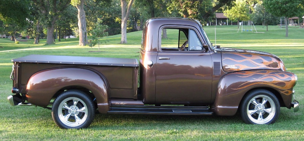 Used 1954 Chevrolet 3100 ROOT BEER METALLIC BROWN 383 STROKED V8 PICKUP | Mundelein, IL