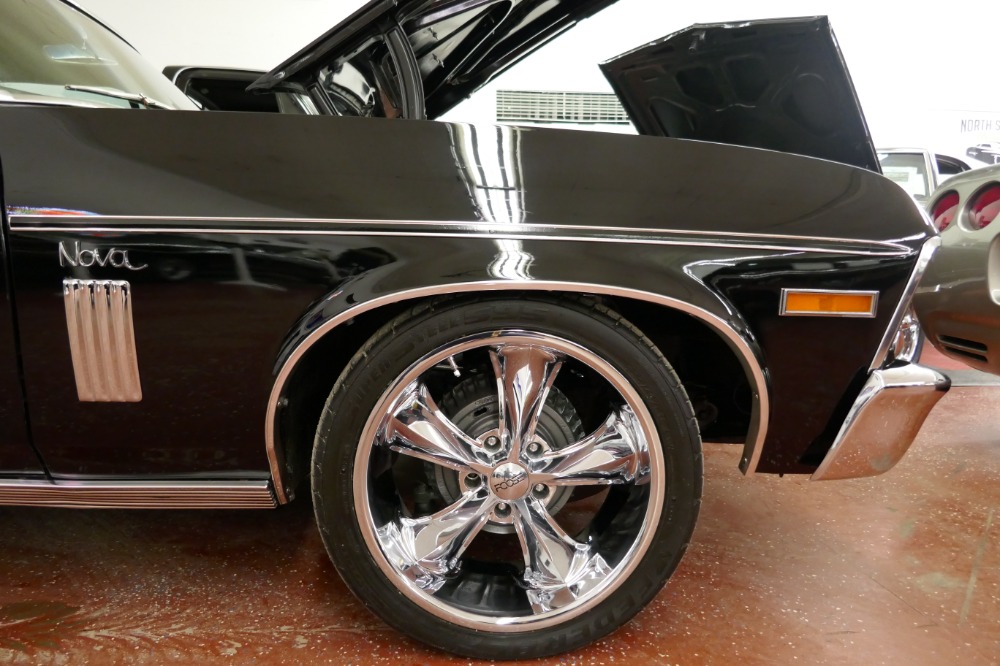 Used 1970 Chevrolet Nova BLACK ON BLACK SLEEPER WITH SS UPGRADES-GREAT PAINT-READY TO ROLL! | Mundelein, IL