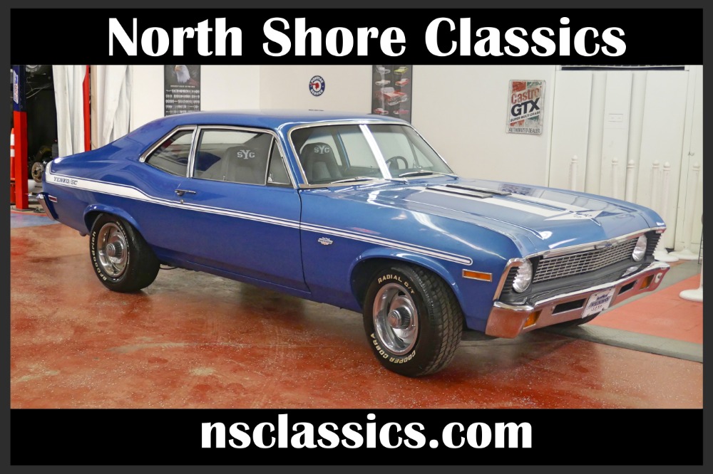 Used 1971 Chevrolet Nova -NEW BUILT BB 427-YENKO TRIBUTE-DISC BRAKES/NEW MARINA BLUE PAINT- | Mundelein, IL