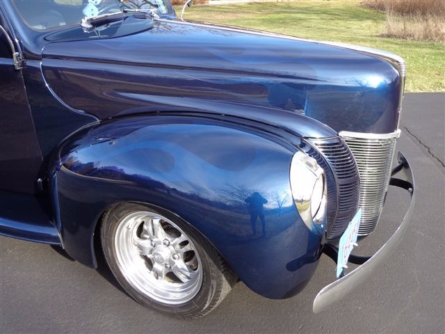 Used 1940 Ford Deluxe - MIDNIGHT BLUE WITH GHOST FLAMES- | Mundelein, IL