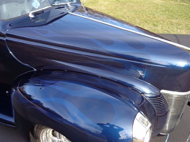 Used 1940 Ford Deluxe - MIDNIGHT BLUE WITH GHOST FLAMES- | Mundelein, IL