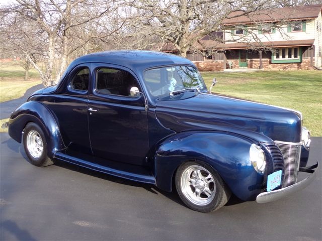 Used 1940 Ford Deluxe - MIDNIGHT BLUE WITH GHOST FLAMES- | Mundelein, IL