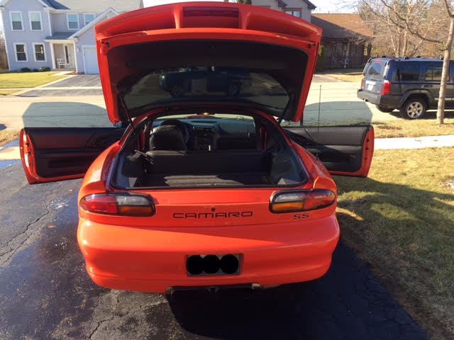 Used 1999 Chevrolet Camaro - RARE LS1 HUGGER ORANGE CAMARO SS WITH T-TOPS- | Mundelein, IL