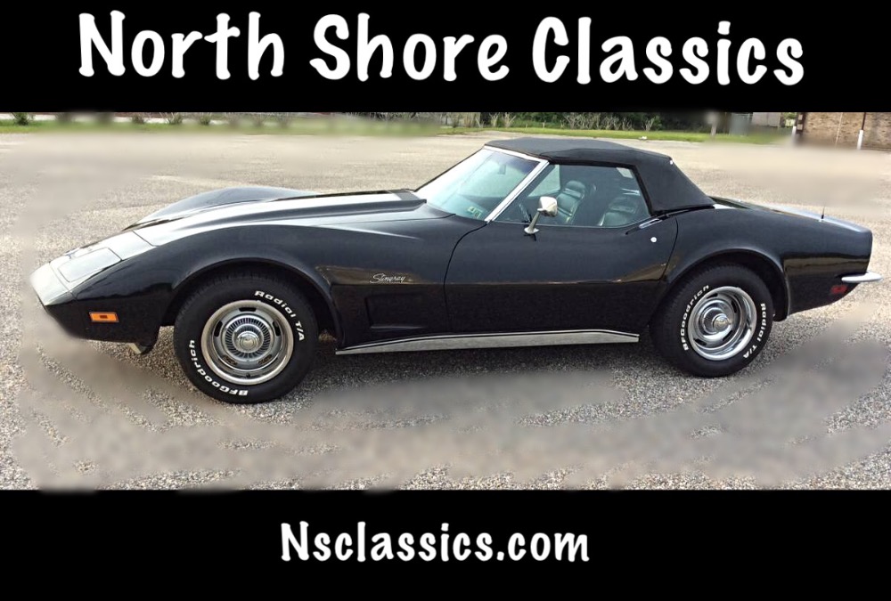 Used 1973 Chevrolet Corvette -Numbers Matching L48 Black Convertible- | Mundelein, IL