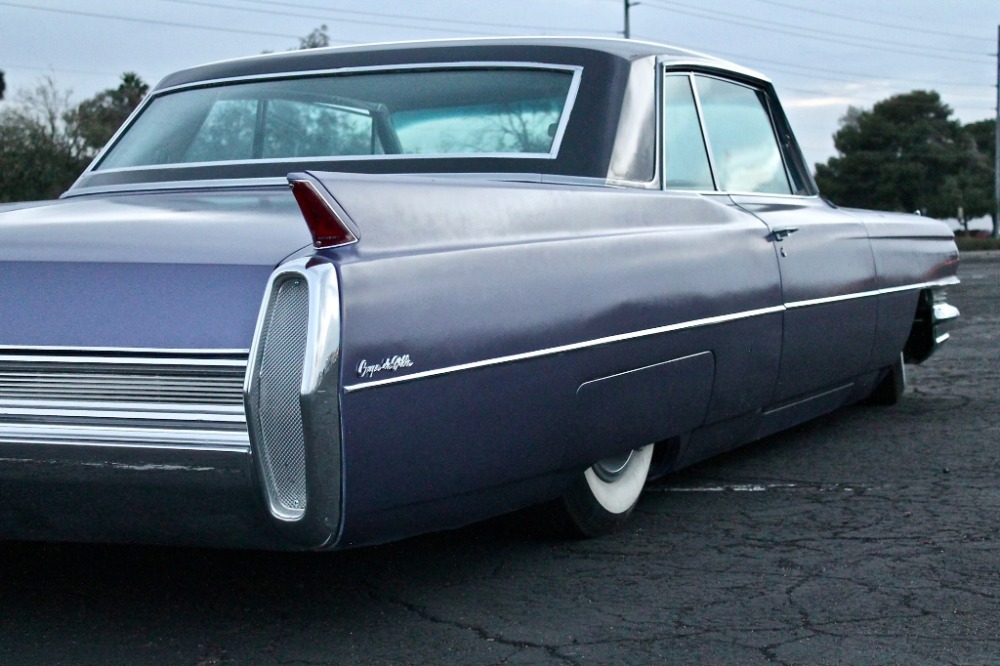 Used 1964 Cadillac DeVille - SWEET NEW GLOSS BLACK WITH VIOLET SPARKLE EXTERIOR- 429 V8 WITH AIR RIDE | Mundelein, IL