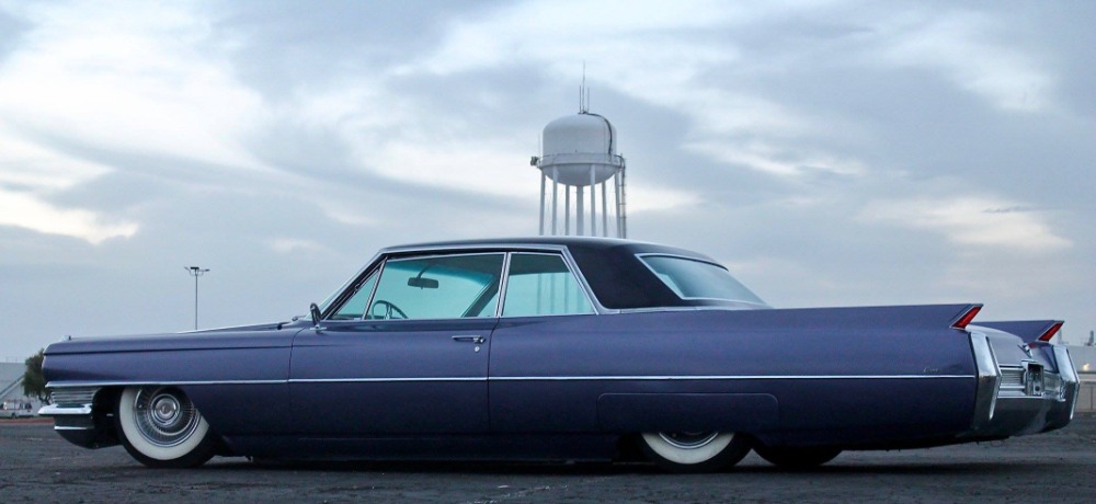 Used 1964 Cadillac DeVille - SWEET NEW GLOSS BLACK WITH VIOLET SPARKLE EXTERIOR- 429 V8 WITH AIR RIDE | Mundelein, IL