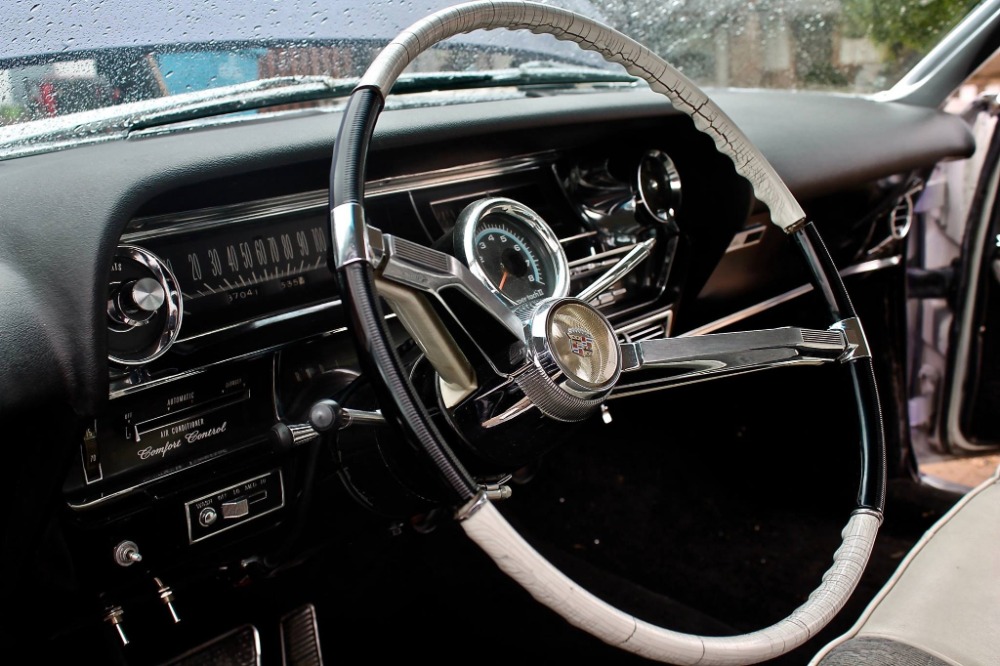 Used 1964 Cadillac DeVille - SWEET NEW GLOSS BLACK WITH VIOLET SPARKLE EXTERIOR- 429 V8 WITH AIR RIDE | Mundelein, IL