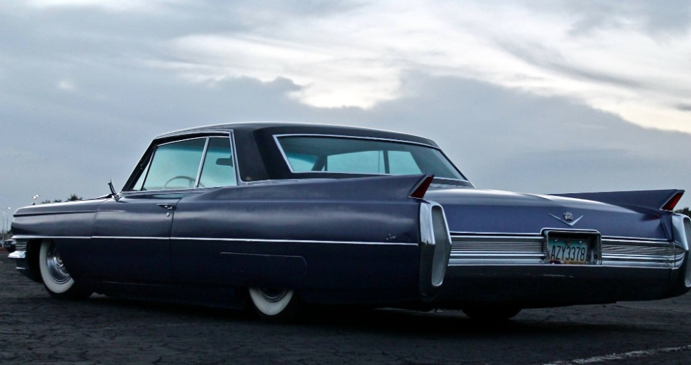Used 1964 Cadillac DeVille - SWEET NEW GLOSS BLACK WITH VIOLET SPARKLE EXTERIOR- 429 V8 WITH AIR RIDE | Mundelein, IL