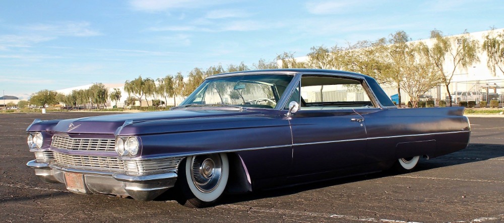 Used 1964 Cadillac DeVille - SWEET NEW GLOSS BLACK WITH VIOLET SPARKLE EXTERIOR- 429 V8 WITH AIR RIDE | Mundelein, IL