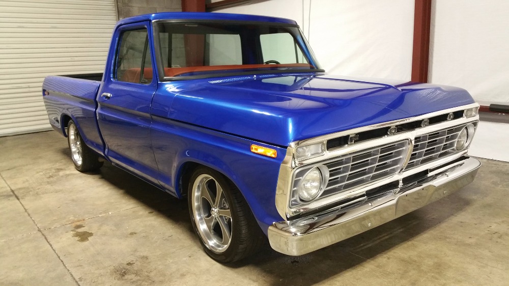 Used 1974 Ford F100 - CUSTOM PICKUP- VIPER BLUE METALLIC - | Mundelein, IL