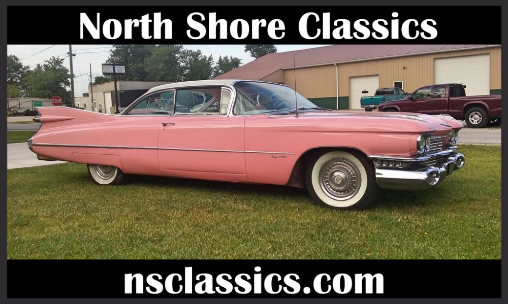 Used 1959 Cadillac Series 62 -ORIGINAL 390 V8 WITH CUSTOM PINK PAINT AND INTERIOR - | Mundelein, IL