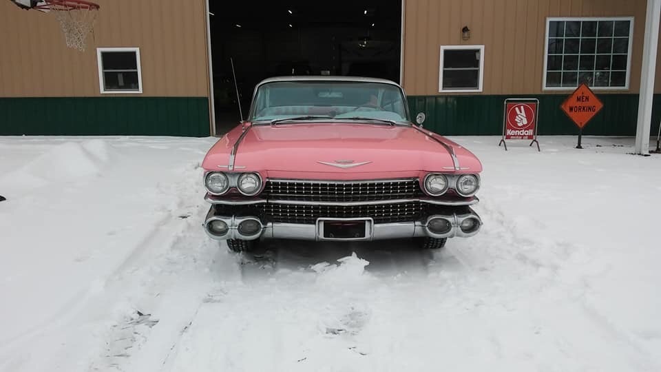 Used 1959 Cadillac Series 62 -ORIGINAL 390 V8 WITH CUSTOM PINK PAINT AND INTERIOR - | Mundelein, IL
