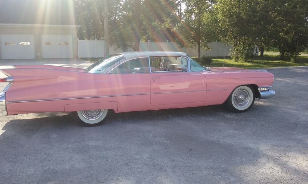 Used 1959 Cadillac Series 62 -ORIGINAL 390 V8 WITH CUSTOM PINK PAINT AND INTERIOR - | Mundelein, IL