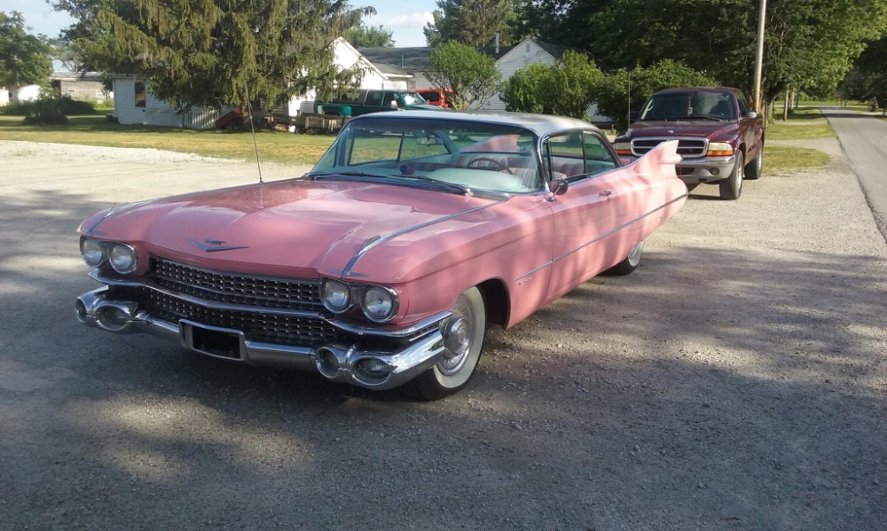 Used 1959 Cadillac Series 62 -ORIGINAL 390 V8 WITH CUSTOM PINK PAINT AND INTERIOR - | Mundelein, IL