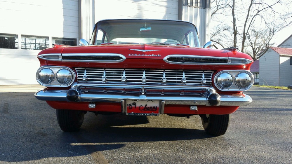 Used 1959 Chevrolet Bel Air WORKING AC-VERY WELL MAINTAINED & RESTORED - RARE CAR-GREAT CONDITION | Mundelein, IL