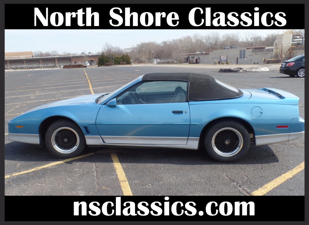 Used 1988 Pontiac Firebird -TRANS AM -LIGHT BLUE CONVERTIBLE-ONLY43,000 MILES-WITH 5 SPEED TRANS- | Mundelein, IL