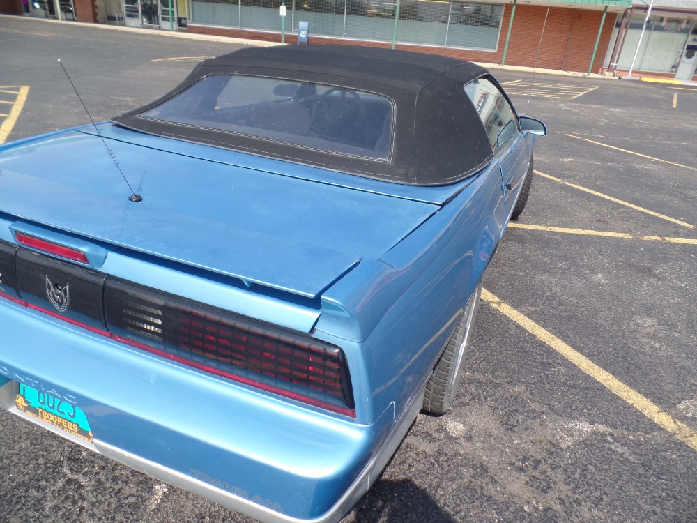 Used 1988 Pontiac Firebird -TRANS AM -LIGHT BLUE CONVERTIBLE-ONLY43,000 MILES-WITH 5 SPEED TRANS- | Mundelein, IL