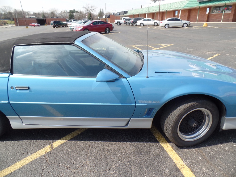 Used 1988 Pontiac Firebird -TRANS AM -LIGHT BLUE CONVERTIBLE-ONLY43,000 MILES-WITH 5 SPEED TRANS- | Mundelein, IL