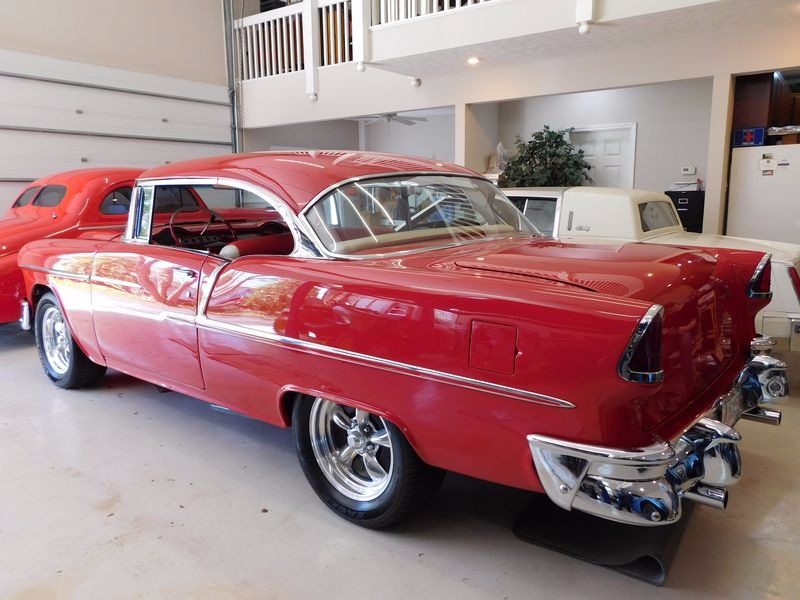 Used 1955 Chevrolet Bel Air/150/210 -COMPLETE RESTORATION-VIPER RED SHOW CAR WINNER-400+ HP | St. Petersburg, FL