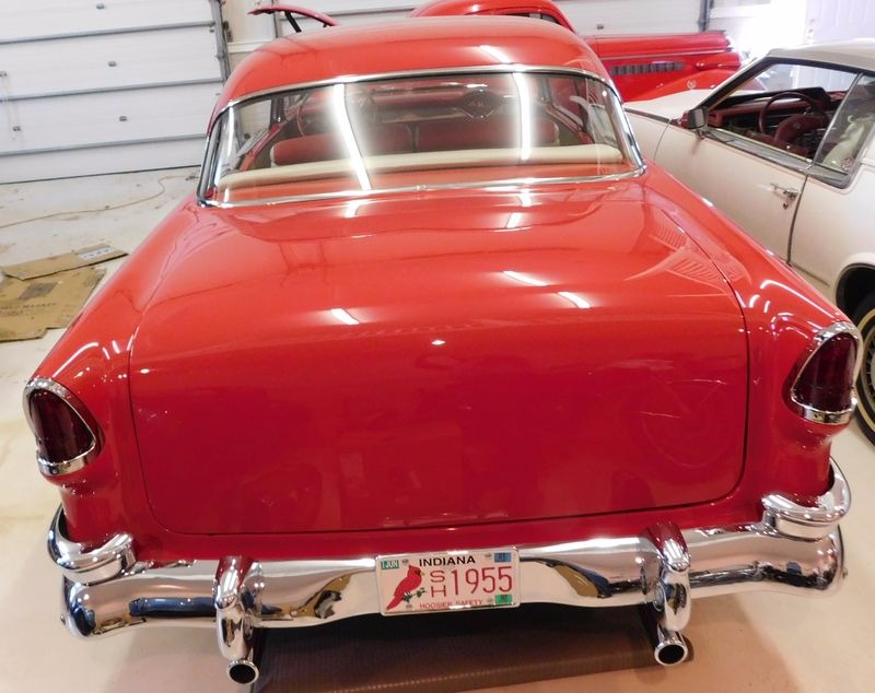Used 1955 Chevrolet Bel Air/150/210 -COMPLETE RESTORATION-VIPER RED SHOW CAR WINNER-400+ HP | St. Petersburg, FL
