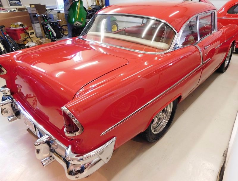 Used 1955 Chevrolet Bel Air/150/210 -COMPLETE RESTORATION-VIPER RED SHOW CAR WINNER-400+ HP | St. Petersburg, FL