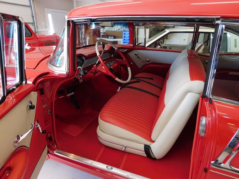 Used 1955 Chevrolet Bel Air/150/210 -COMPLETE RESTORATION-VIPER RED SHOW CAR WINNER-400+ HP | St. Petersburg, FL